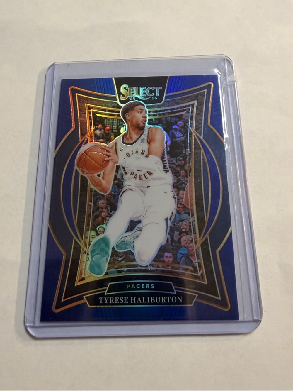 🔥Select Tyrese Haliburton Prizm NBA Basketball Card - Blue Foil